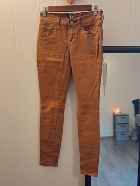 Lucky Brand Rust Brown/orange Skinny Jeans